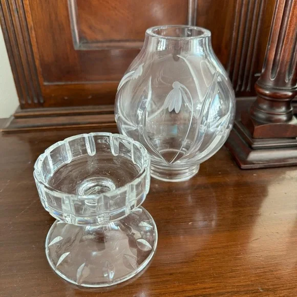 Crystal Hurricane Tea Lamp - Picture 6 of 6